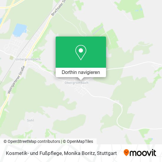 Kosmetik- und Fußpflege, Monika Boritz Karte