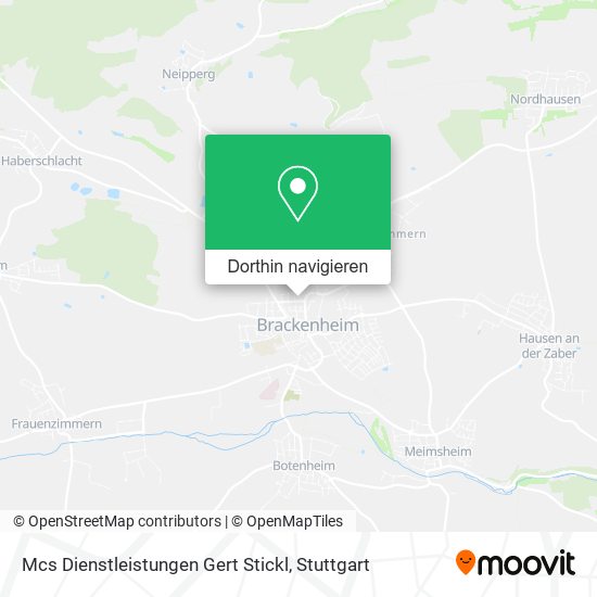 Mcs Dienstleistungen Gert Stickl Karte