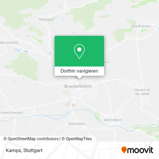 Kamps Karte