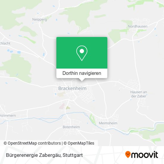 Bürgerenergie Zabergäu Karte