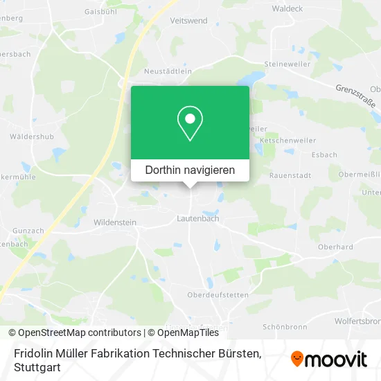 Fridolin Müller Fabrikation Technischer Bürsten Karte