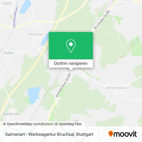 Saimenart - Werbeagentur Bruchsal Karte