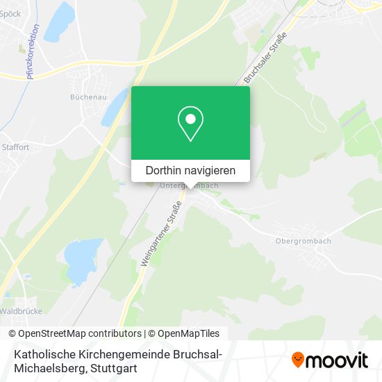 Katholische Kirchengemeinde Bruchsal-Michaelsberg Karte