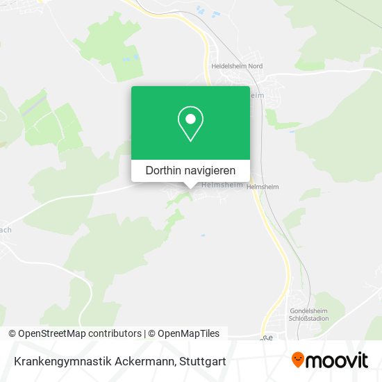 Krankengymnastik Ackermann Karte