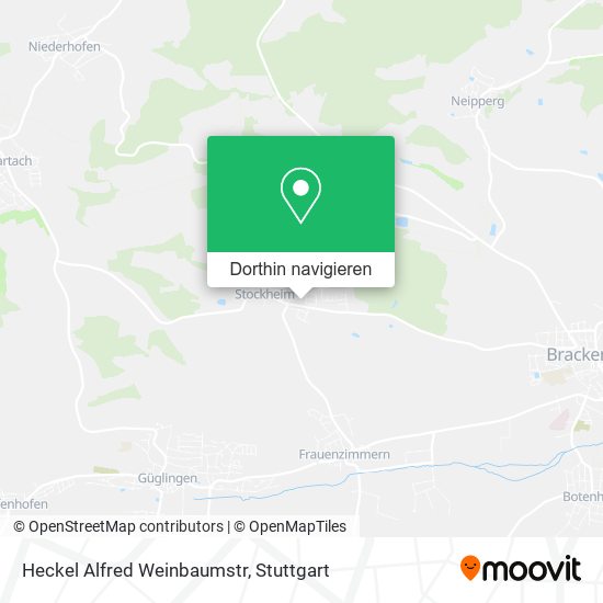 Heckel Alfred Weinbaumstr Karte