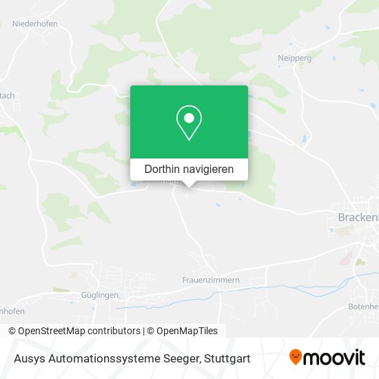 Ausys Automationssysteme Seeger Karte