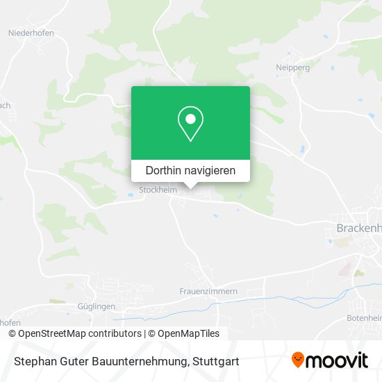 Stephan Guter Bauunternehmung Karte