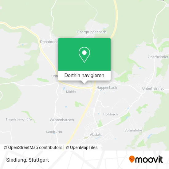 Siedlung Karte