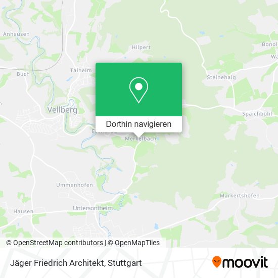 Jäger Friedrich Architekt Karte