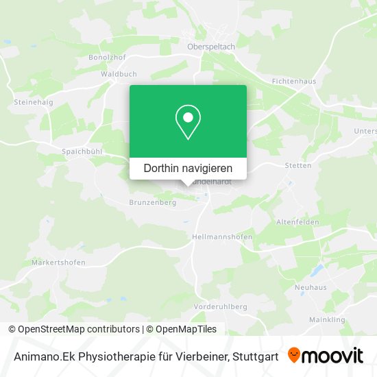 Animano.Ek Physiotherapie für Vierbeiner Karte