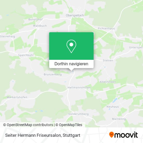Seiter Hermann Friseursalon Karte