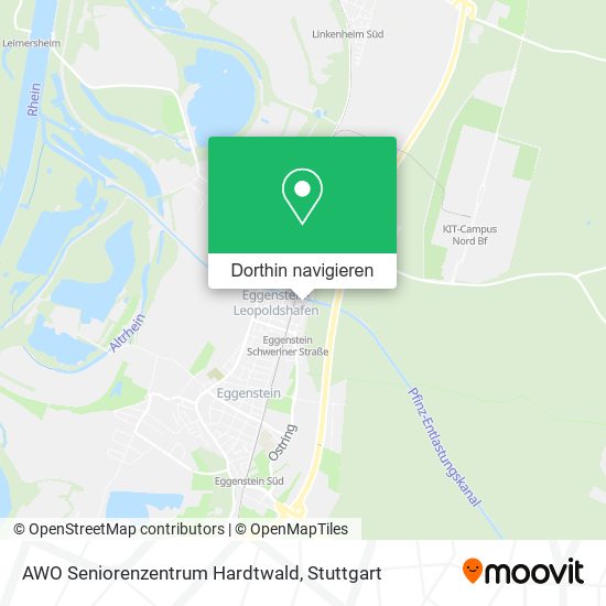 AWO Seniorenzentrum Hardtwald Karte