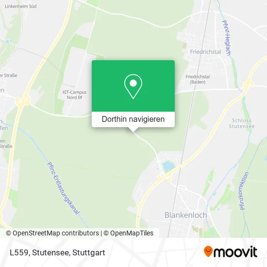 L559, Stutensee Karte