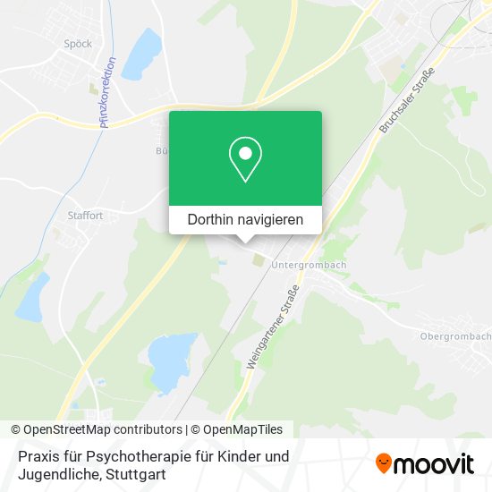 Praxis für Psychotherapie für Kinder und Jugendliche Karte