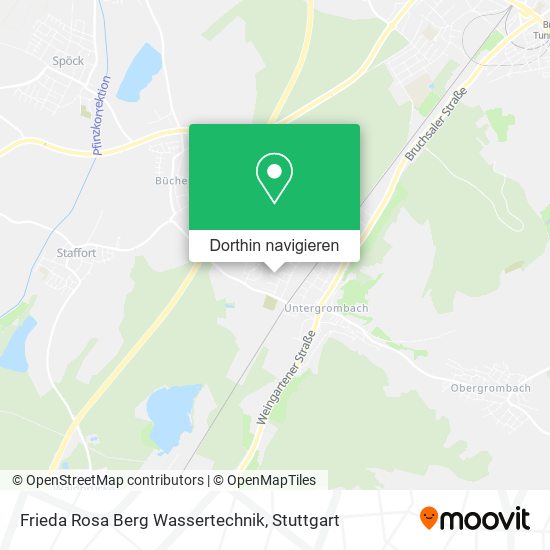 Frieda Rosa Berg Wassertechnik Karte