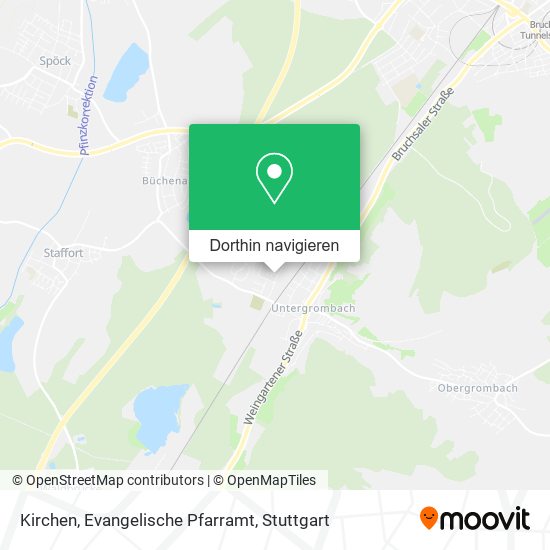 Kirchen, Evangelische Pfarramt Karte