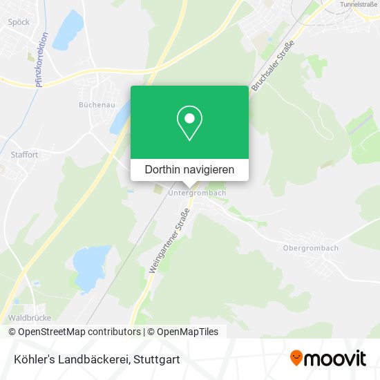 Köhler's Landbäckerei Karte