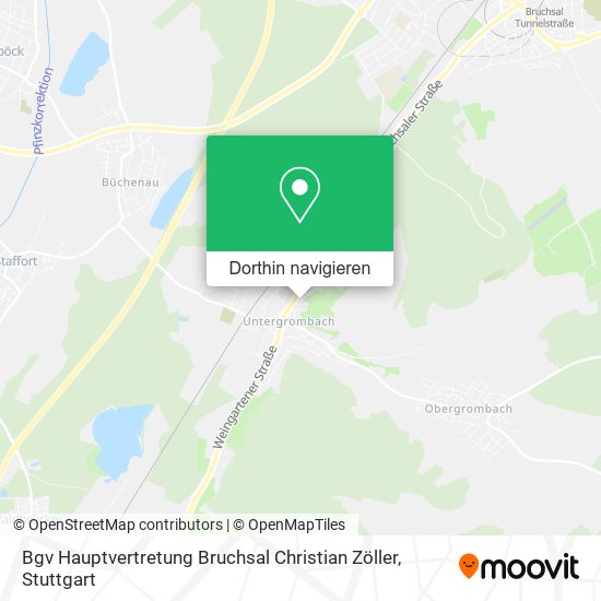 Bgv Hauptvertretung Bruchsal Christian Zöller Karte