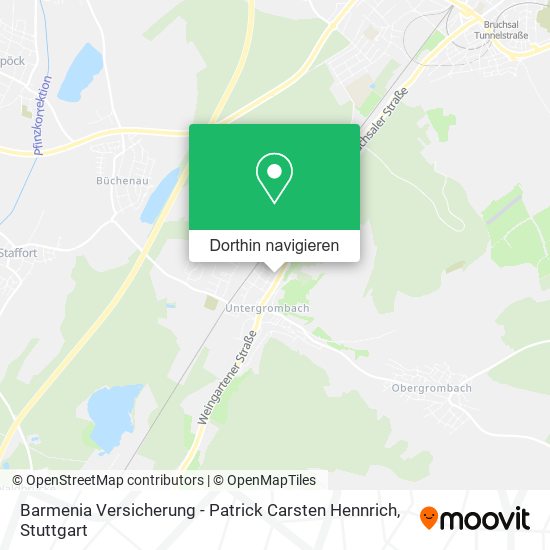 Barmenia Versicherung - Patrick Carsten Hennrich Karte