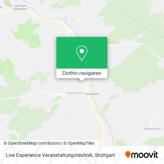 Live Experience Veranstaltungstechnik Karte