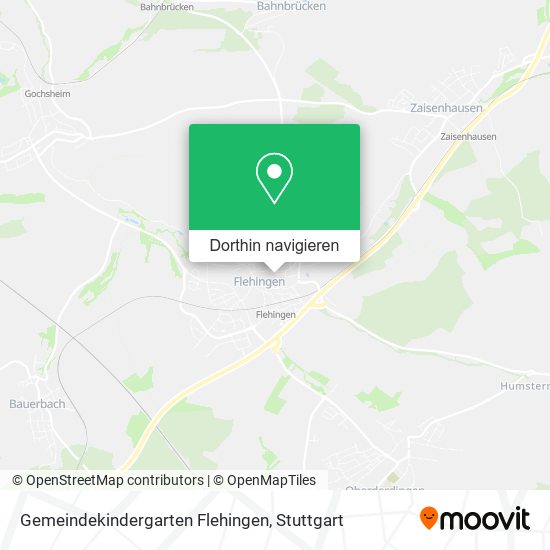 Gemeindekindergarten Flehingen Karte