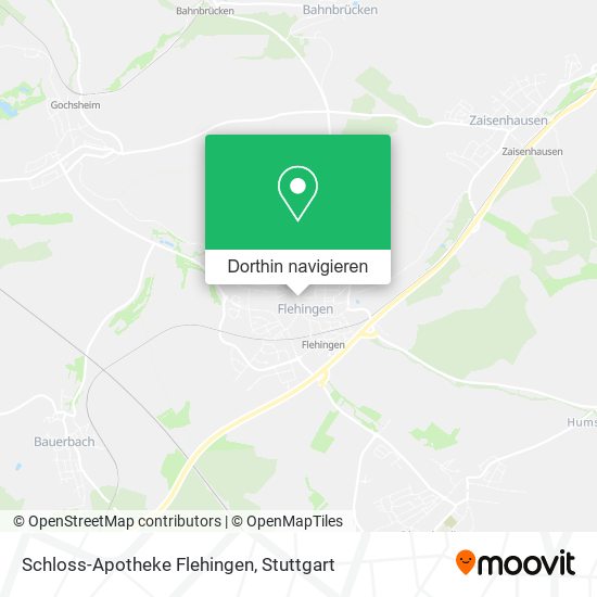 Schloss-Apotheke Flehingen Karte