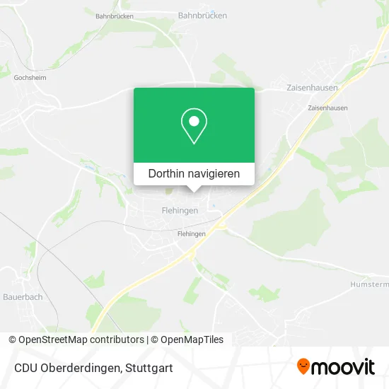 CDU Oberderdingen Karte