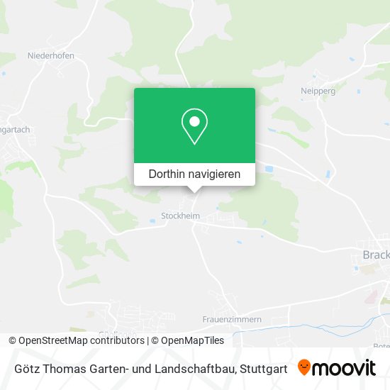 Götz Thomas Garten- und Landschaftbau Karte