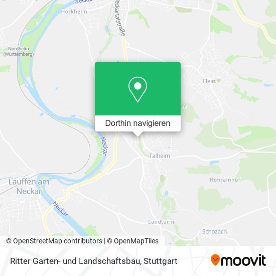 Ritter Garten- und Landschaftsbau Karte