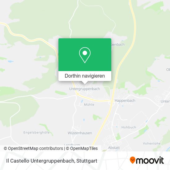 Il Castello Untergruppenbach Karte