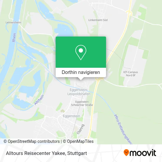 Alltours Reisecenter Yakee Karte