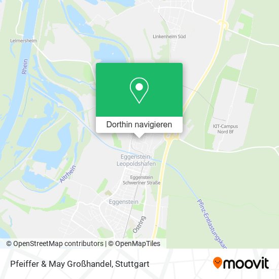 Pfeiffer & May Großhandel Karte