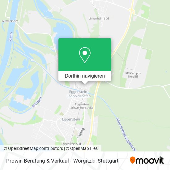 Prowin Beratung & Verkauf - Worgitzki Karte