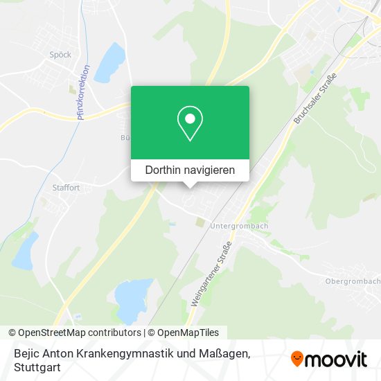 Bejic Anton Krankengymnastik und Maßagen Karte