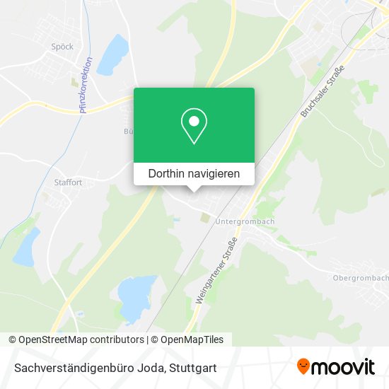 Sachverständigenbüro Joda Karte