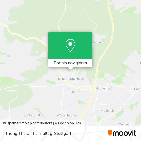 Thong Thara Thaimaßag Karte