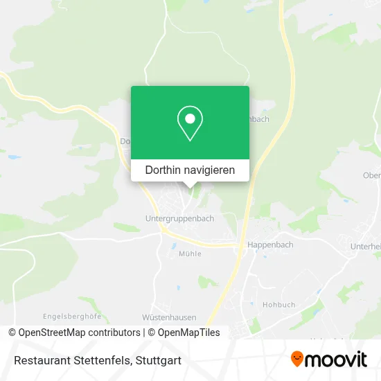 Restaurant Stettenfels Karte