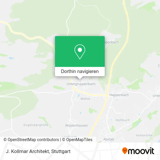 J. Kollmar Architekt Karte