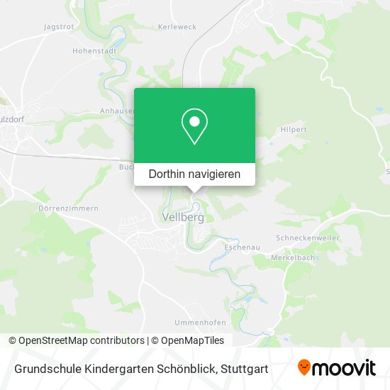 Grundschule Kindergarten Schönblick Karte