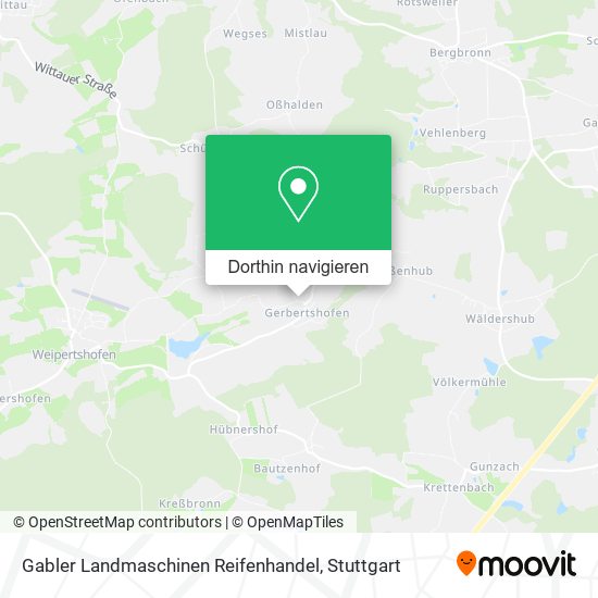 Gabler Landmaschinen Reifenhandel Karte