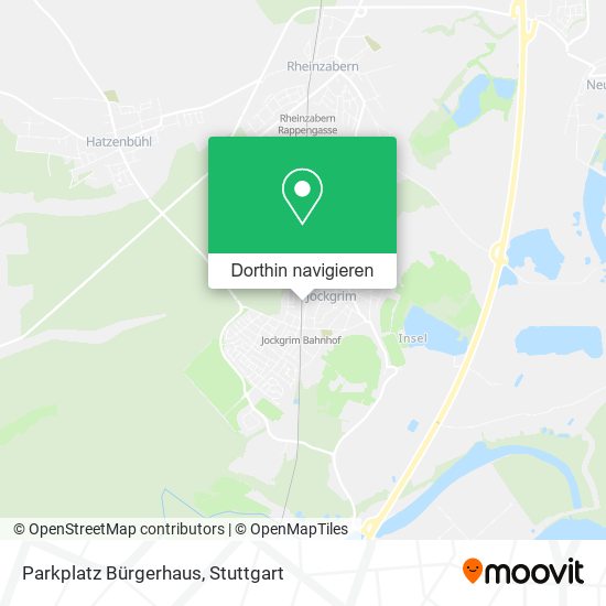 Parkplatz Bürgerhaus Karte