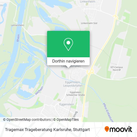 Tragemax Trageberatung Karlsruhe Karte