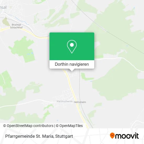 Pfarrgemeinde St. Maria Karte