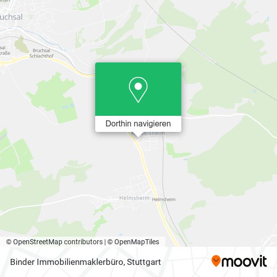Binder Immobilienmaklerbüro Karte