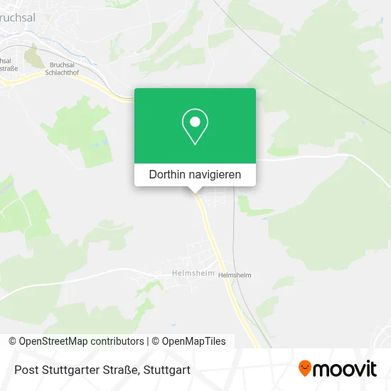 Post Stuttgarter Straße Karte