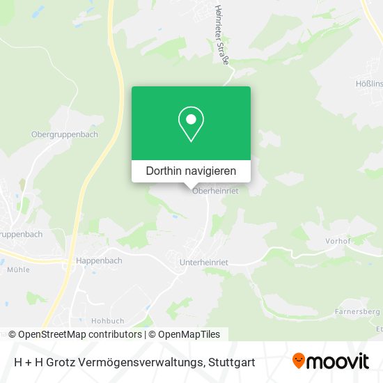 H + H Grotz Vermögensverwaltungs Karte