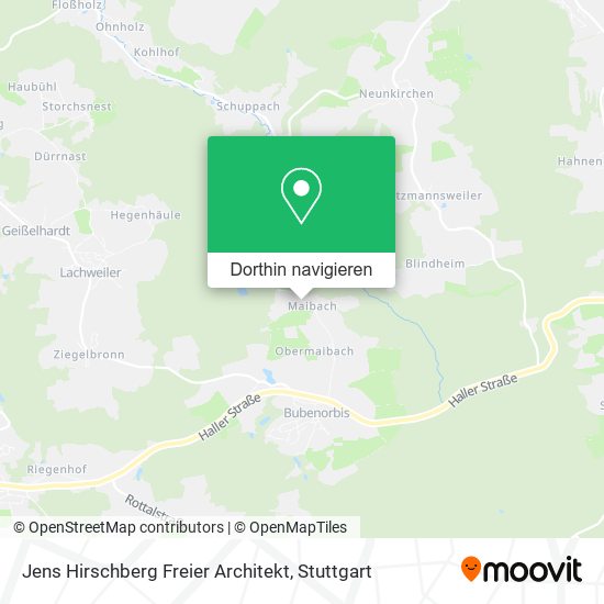Jens Hirschberg Freier Architekt Karte