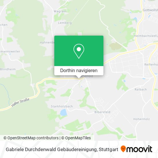 Gabriele Durchdenwald Gebäudereinigung Karte