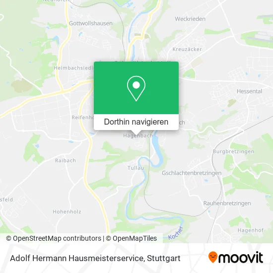 Adolf Hermann Hausmeisterservice Karte
