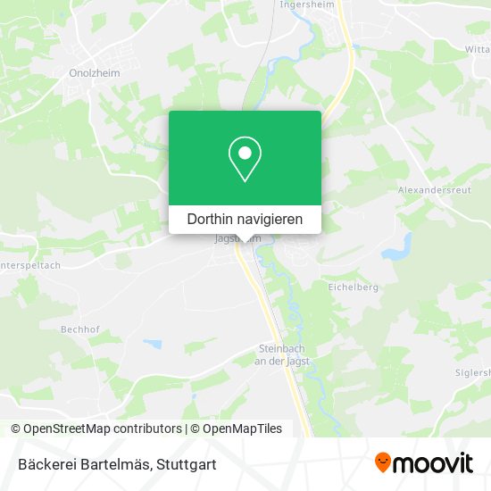 Bäckerei Bartelmäs Karte